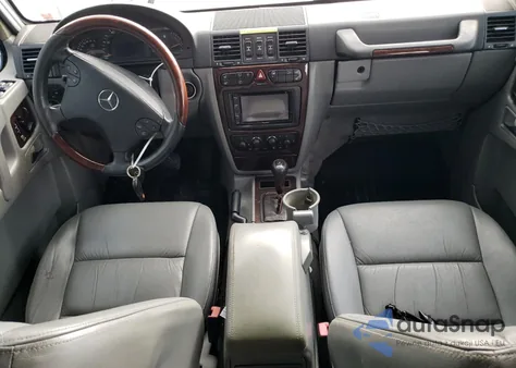 2002 Mercedes-Benz G 500 z USA, uszkodzony, nr VIN WDCYR49EX2X128555